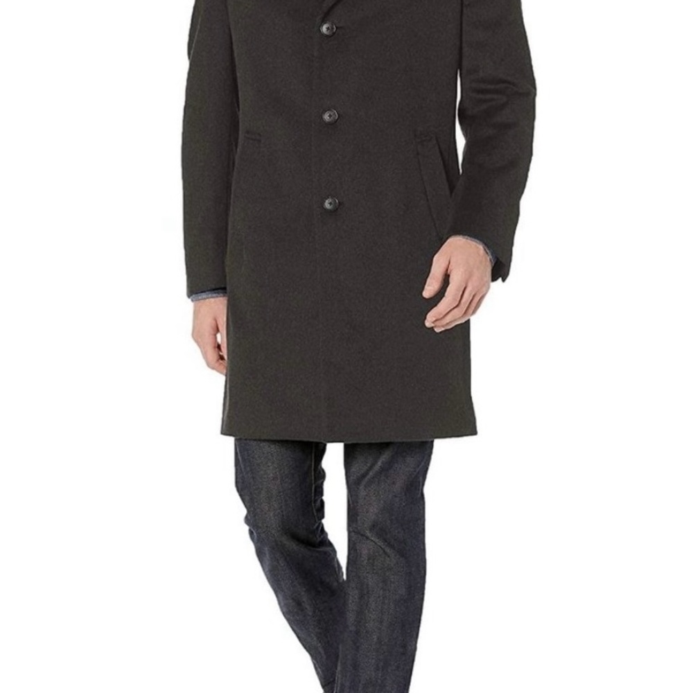 Kenneth Cole New York Men's Wool Topcoat